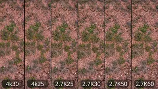 DJI mini 2: 4k vs 2.7k compression artifacts