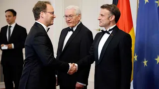 Feierlichkeiten zu "75 Jahre Grundgesetz" & Besuch von Frankreichs Präsident Macron in Deutschland