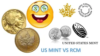 WHO HAS THE HIGHEST PREMIUMS?!?!  Royal Canadian Mint VS. The US Mint. (battle for the best price)