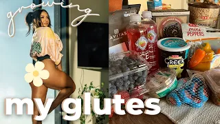 Growing and Feeding My Glutes + Grocery Haul Must Haves!