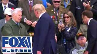 Trump is first sitting president to attend Veterans Day Parade