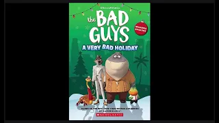 DreamWorks THE BAD GUYS: A Very Bad Holiday Novelization COVER REVEAL!!