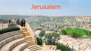 JERUSALEM. From Old City to Mount of Olives