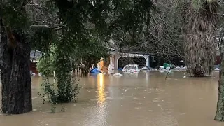 Raw video of flooding and rescues in Felton Grove