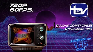 Tandas Comerciales Canal 13 UCTV - Noviembre 1987