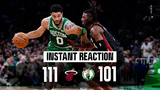 INSTANT REACTION: Celtics blow Game 2 against the Heat; Series tied 1-1