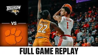 Towson vs. Clemson Full Game Replay | 2022-23 ACC Men’s Basketball