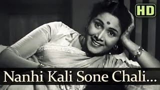 Nanhi Kali Sone Chali (HD) - Sujata Song - Sunil Dutt - Nutan - Geeta Dutt