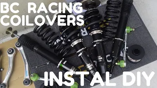 BC RACING COILOVER INSTALL!!