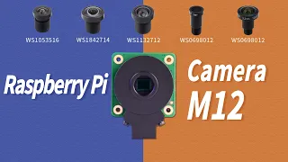 Raspberry Pi High Quality Camera M12, 12.3MP IMX477R Sensor, Supports M12 mount Lenses