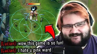 LOL! I MADE LUCIAN WANT TO UNINSTALL THE GAME!! - Pink Ward Shaco