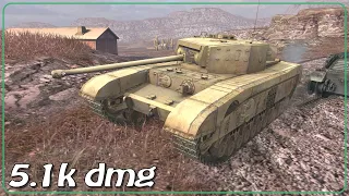 Black Prince • 5 frags • 5.1k dmg • WoT Blitz