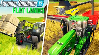 I spent 24 hours on a Flat Map with $ 0 ... ep.17 🚜Farming Simulator 2022 timelapse