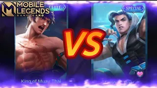 Chou King Of Muay Thai VS Furious Tiger skill efect comparison #MoeChannel #comparison