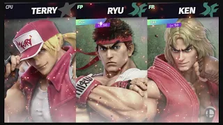 Super Smash Bros Ultimate Amiibo Fights – Request #14238 Terry vs Ryu vs Ken