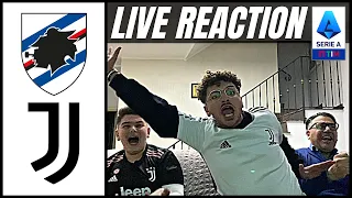 VINCIAMO ANCORAAA!!! SAMPDORIA - JUVE 1-3 | LIVE REACTION TIFOSI JUVENTINI HD