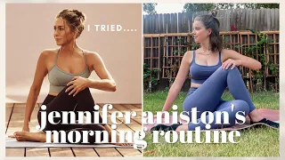 I Tried Jennifer Aniston's FULL Wellness Routine (Morning Routine, Skincare, Meals + Workouts)