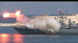 День ВМФ в Севастополе 2015г. Неудачный запуск ракеты.