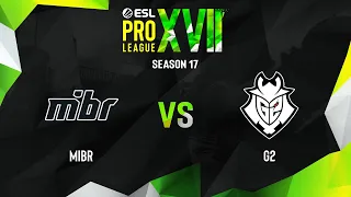 MIBR vs G2 | Map 1 Vertigo | ESL Pro League Season 17