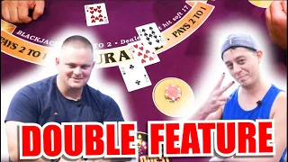 🔥DOUBLE FEATURE🔥 10 Minute Blackjack Challenge - WIN BIG or BUST #158