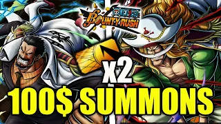 100$ TICKET SUMMONS | 2x GUARANTEED TICKET FOR WHITEBEARD & GARP - One Piece Bounty Rush