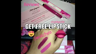 MyGlamm GET *FREE* LIPSTICKS | LIT Liquid Matte Lipstick Reviews & Swatches | Link in Description