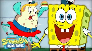 Mrs. Puff Works at the Krusty Krab! 🍔 | Full Scene 'Summer Job' | SpongeBob