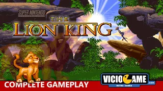 🎮 The Lion King (Super Nintendo) Complete Gameplay