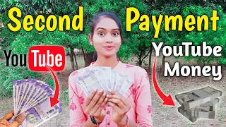 My Second Payment from YouTube 🤑 || Youtube Earning Revealed ?🤔