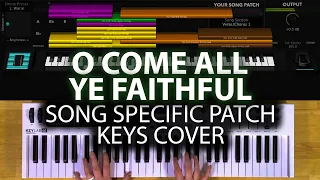 O Come All Ye Faithful MainStage patch keyboard cover- For King & Country