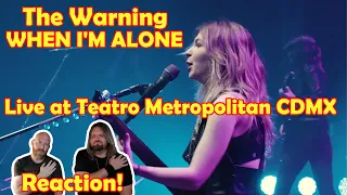 Musicians react to hearing The Warning - WHEN I'M ALONE Live at Teatro Metropolitan CDMX 08/29/2022