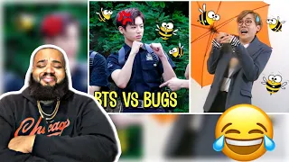 BTS vs Bug - A Never Ending Saga | REACTION #bts #btscompilation