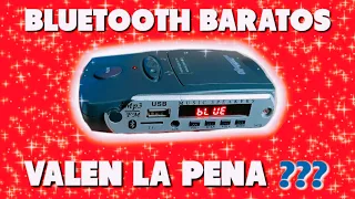 VALEN LA PENA los modulos bluetooth BARATOS para ESCUCHAR MUSICA❓🤔🔊breve analisis y prueba #108🔊