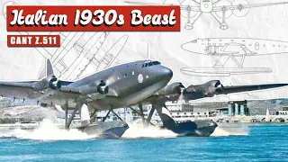 The Forgotten Largest Floatplane of All Time - CANT Z.511