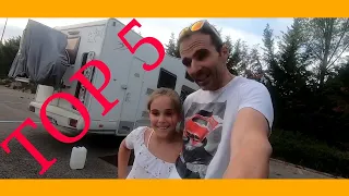 TOP 5 areas de autocaravanas que mas nos gustaron  ❤AUTOCARAVANA GIOTTILINE❤