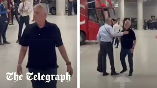 Jose Mourinho brands English referee a ‘f---ing disgrace’ in car park confrontation