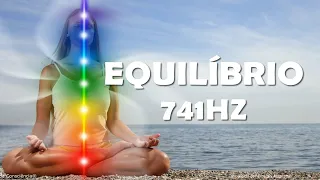 FREQUÊNCIA MEDITATIVA PARA TRANQUILIDADE, HARMONIA E PAZ, EQUILÍBRIO DAS EMOÇÕES, SOLFEGGIO 741HZ