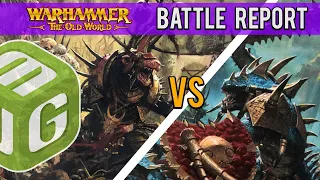 LEGACY Armies!  Skaven vs Lizardmen Warhammer The Old World Battle Report Ep 4