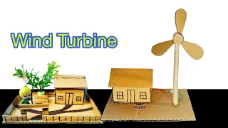 Kartondan Mini Rüzgar Türbini Yapımı | How to make wind turbine of a wind turbine from cardboard