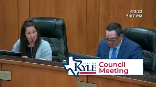 Kyle City Council Meeting - May 03, 2022