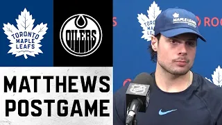 Auston Matthews Post Game | Toronto Maple Leafs @ Edmonton Oilers - December 14, 2021