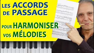 Quels accords de passage au piano pour harmoniser une mélodie (TUTO PIANO GRATUIT)