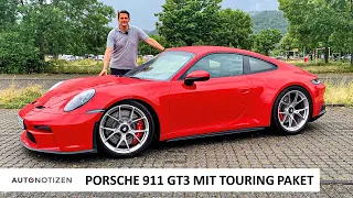 Porsche 911 GT3 (992) mit Touring Paket: Sportwagen mit 510 PS im Test | Review | Autobahn | 2021