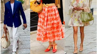 Milan Street Fashion: Chic Summer Outfits 🇮🇹 Italian Style #voguekorea #summeroutfits #streetstyle