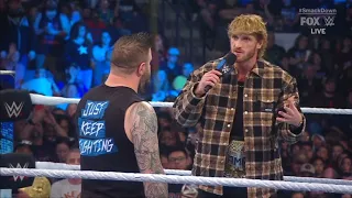 Kevin Owens confronts Logan Paul - WWE SmackDown 2/2/2024