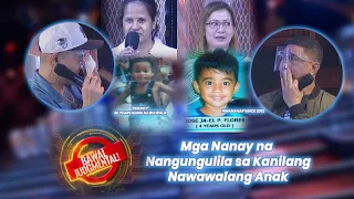 Mga Nanay na Nangungulila sa Kanilang Nawawalang Anak | Bawal Judgmental | September 12, 2020