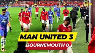 Fan footage | Manchester United v Bournemouth | One lucky kid gets Rashford's shirt!