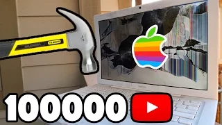 Bored Smashing - MacBook! 100K SPECIAL