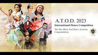 “ATOD  International Dance Competition 2023” ณ วันที่ 17 - 19 มีนาคม 2566