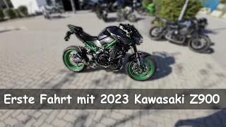 Erste Fahrt mit der 2023 Kawasaki Z900 - heftiges Teil!